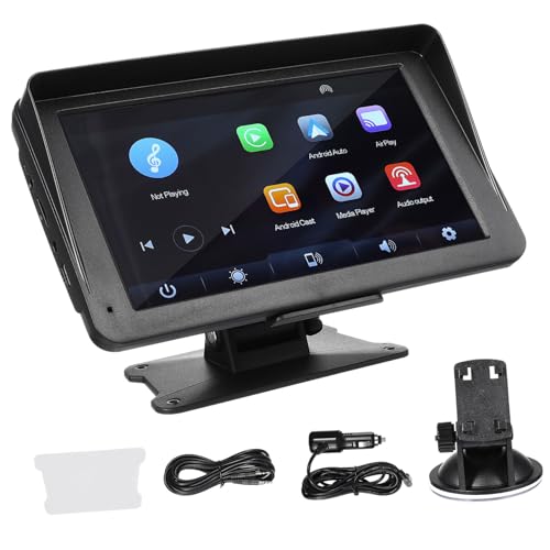 Garneck Portable Device Car Radio Wireless Touch Screen for Vehicle Mounted Audio System Car Unit Frequency Display