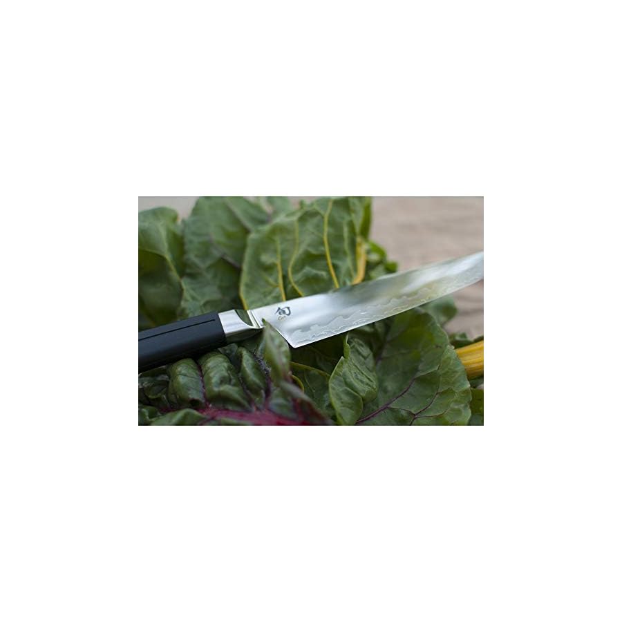 Shun-Cutlery-Sora-Chefs-Knife-8-Gyuto-Style-Kitchen-Knife-Ideal-for-All-Around-Food-Preparation-Authentic-Handcrafted-Japanese-Knife-Professional-Chef-Knife Shun Sora 8" Chef's Knife, Handcrafted Japanese Kitchen Knife, VG10 Steel Edge and 420J Stainless Steel Blade, Balanced Handle, Gyuto-Style Chef Knife for Professional and Home Chefs