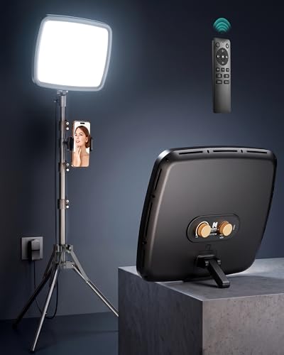 Luz de relleno suave NiceVeedi PL14-BT para mejorar tus videollamadas de teletrabajo