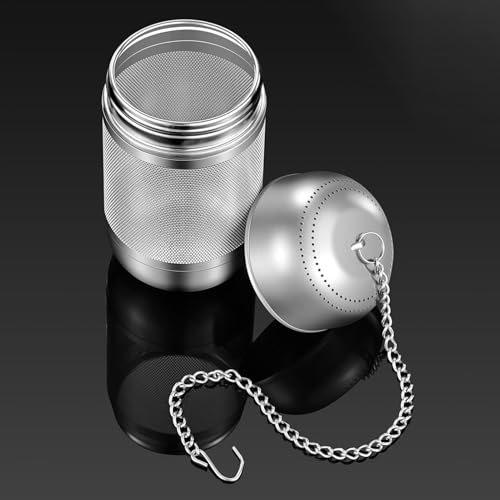 Passoire À Épices En Acier Inoxydable, Boule À Thé Pour Thé En Vrac, Passoire Épices Pour La Cuisson, Passoires Mailles Extra Fines Pour Thés Noir, Rooibos, Etc.