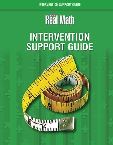 Sra Scripted Math Intervention Buy Real Math Intervention Support Guide - Grade 2 (SRA REAL MATH) Book ...