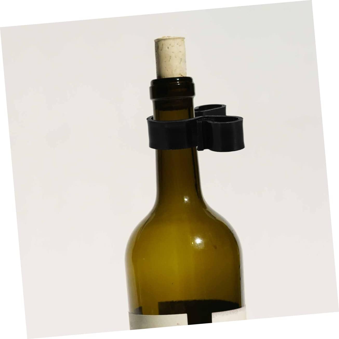 Wine Bottle Safety Clips 10pcs Plastic Dual Hole Hands Protection
