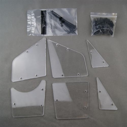 TITRACING Clear Side Window Windshield fit Losi Desert Buggy XL DBXL 1.0 2.0 E