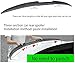JSFCHYCZ Car Rear Spoiler for Toyota Etios 2010-2024, ABS Glossy Black Painted, Peel & Stick