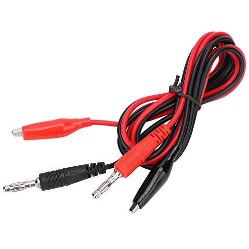 Image of DC Power Supply, Lab Bench Numerical Control Variable 4-Digital LCD Display Regulated Power Supply DC 6-55V to 0-50V 5A with Alligator Leads