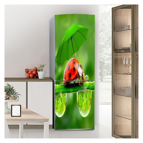 �①�ɗp�X�e�b�J�[�A Freezer Skins Wall Stickers Kitchen Decal(M: 60x180 cm)