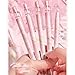 MOZXIRZ 5Pcs Cute Pink Mechanical Pencils 0.5mm Cartoon Rose Mechanical Pencil Kawaii Pencils School Pencil for Students Girls Boys Women Office School Suppies (5Pcs Pink Rose)