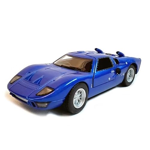 KiNSMART 966 Ford GT40 MKII Heritage Edition 5" 1:32 Scale Die Cast Metal Model Toy Super Race Car (Classic Blue)