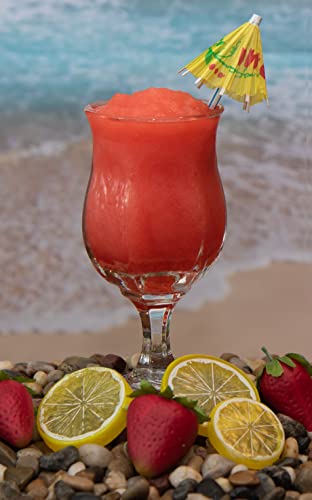Strawberry Lemonade Frozen Slushy Cocktail Mix - Vodka, Rum, Wine, Tequila, Non-Alcoholic