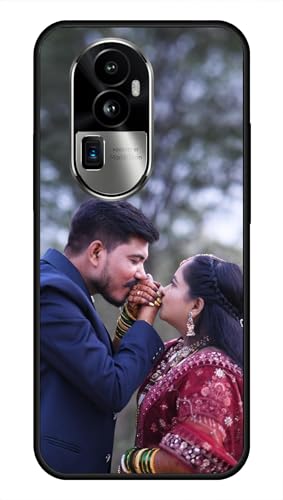 Image of NDCOM for Customised Oppo Reno 10 Pro Plus Back Cover | Luxury Phone Case | Mobile Cover DIY Personalised Photo Design | Customized Gift Custom Text Name Printed Metal Case