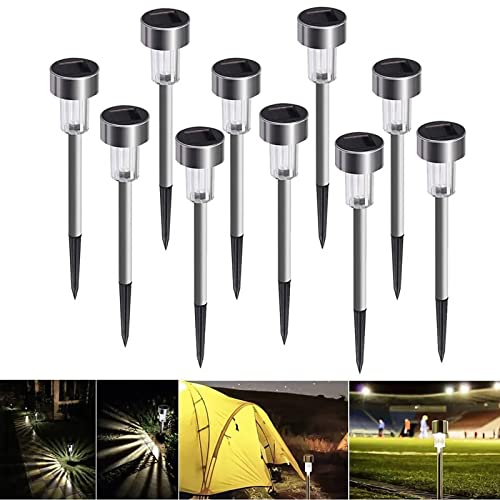 Luminaria LED Luz Solar,10 Luminaria Poste,luz solar para jardim,Energia Solar para Iluminação Exter