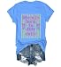 Literally Born to Dilly Dally Shirt Funny Saying Literally Born to Dilly Dally Tshirt Tops for Women Sky Blue