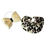 Littlest Pet Shop Accessories LPS Lot Gold Leopard Bow Skirt CAT NOT Included