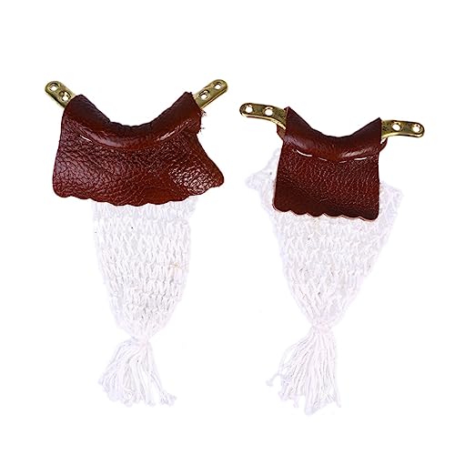 BCOATH Luxury Leather Billiard Net Bag 4pcs Pool Table Pockets Snooker Pockets Replacement