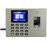 BLuvLY Orologio Automatico per dipendenti, Supporto per identificazione Impronta Digitale/Password, Accesso Automatico per dipendenti, per ingressi e uscite di uffici, fabbriche, Hotel, scuole