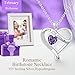 Infinity Heart Necklaces for Women - S925 Sterling Silver Love Heart Birthstone Pendant Necklace, Wedding Anniversary, Birthday, Mothers Day Gifts for Mom, Mother, Wife, Girlfriend