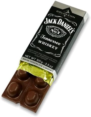 ゴールドケン チョコレート ジャックダニエル 100g &times;10個セット PSJBOX 洋酒入り アルコール7％ 冬季限定 高級スイー