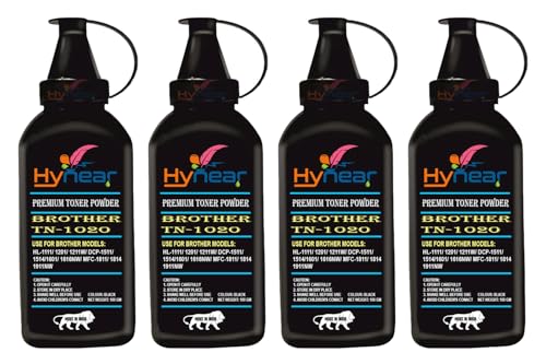 Image of TN-1020 Toner Powder Compatible for Brother HL-1111, HL-1201, HL-1211W, DCP-1511, DCP-1514, DCP-1601, DCP-1616NW, MFC-1811, MFC-1814 Printers ( Powder-4)