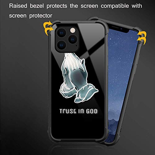 Carloca Compatible With Iphone 12 Pro Max Case,Trust In God Iphone 12 Pro Max Cases For Girls,Graphic Design Shockproof Anti-Scratch Case For Apple Iphone 12 Pro Max #TOP2