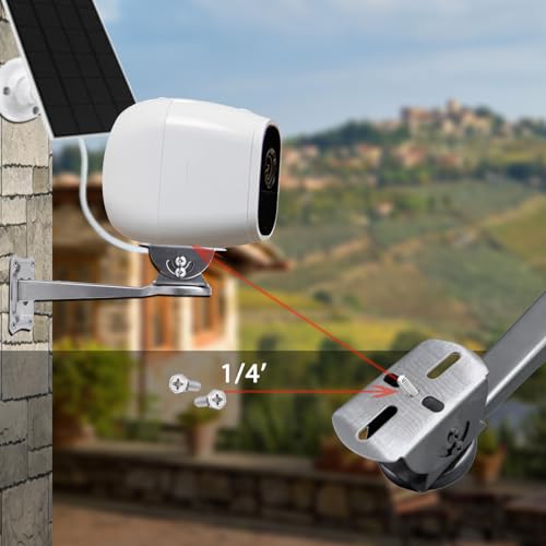 WiTi Stainless Steel Wall Mount Bracket for Surveillance Camera Extension Arm Holder for Eufy Solocam s220 - Image 4