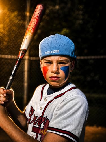 Image of SHINER STICKS Dual-Sided, 14 Colors Athlete Colored Eyeblack, SPF30 UVA&UVB Sunscreen Protection and Moisturizer, Non-Greasy, Glare Reduction, Sweat-Resistant, Easy Removal (Navy & Orange)