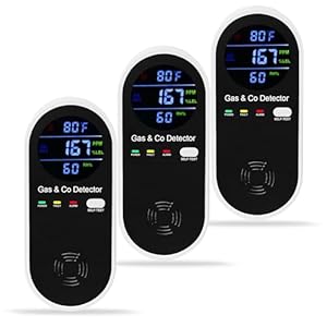 Hembisen KH158 Detektor Gazu i CO 3 szt.