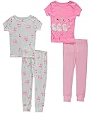 Carter's 4 Piece Pj Set, Flamingo, 4T