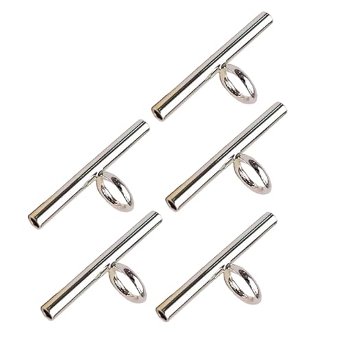 Image of PURPLELILY Convertible Necklace and Brooch Adapter Pin to Pendant Converters Jewelry Accessories Alloy Material for Brooch Necklace, 20mm, Metal, Silver