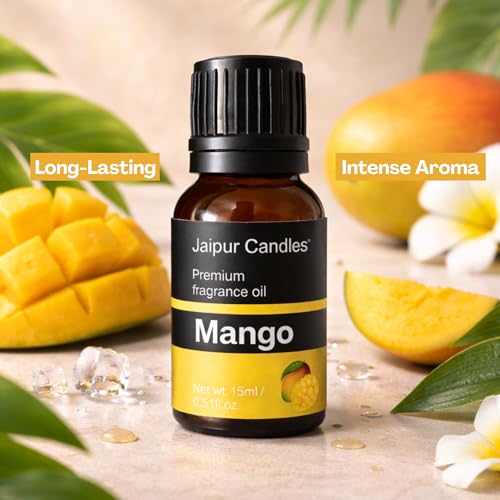 Image of Fragrance Oil | 15 ml | Aroma Oil for Home Fragrance | Best for Aromatherapy | Use in Diffusers, Candles, Air Fresheners (15ML, Mango)