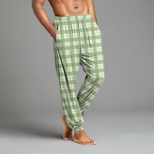Mens Pajama Pants Lightweight Drawstring Comfortable Pants Lounge Bottoms Loose Soft Sleepwear Pj Pant With Pockets3