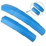 HOCHWETIGE MATIERAL - Die Fahrrad Spritzschutzset sind aus umweltfreundlichem Kunststoff hergestellt,leicht nicht brechen. Diese sind einziehbar,ideal für die große Reise und Familie Reise.