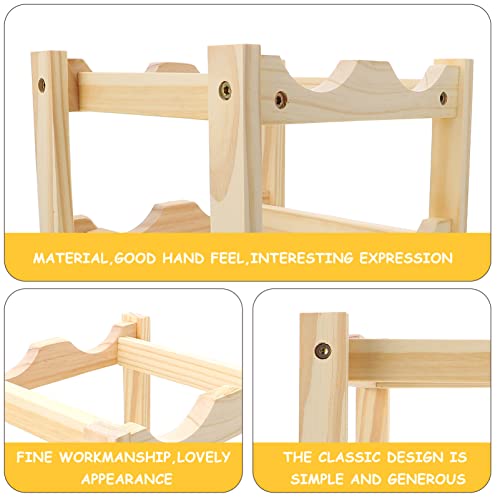 Soporte para Botellas de Vino en Madera miniatura 7