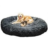 Extra-große Hundebetten: 80 cm / 100 cm / 110 cm im Durchmesser, die drei Größen erlauben allen großen Hunden bequem zu schlafen. Groß genug für große Hunde, wie Samoyed, Labrador, Golden Retriever, Schäferhund, Collie, Mastiff usw.