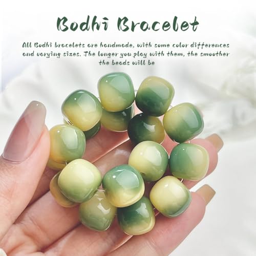 Image of MUDI Bracelet For Women, Bodhi Seed Beads Bracelets Fidget Healing Energy Protection Stretch to My Man Jewelry Gift