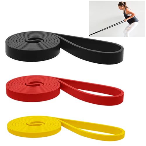 Taśmy oporowe, 3 zestaw taśm oporowych, taśmy oporowe, taśmy fitness, taśmy fitness do jogi, pilatesu, treningu, treningu siłowego dla mężczyzn i kobiet