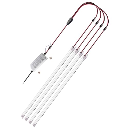 2x2 FT LED Magnetic Retrofit Kit,2FT Troffer Retrofit Kit,36W,Daylight White 5000K,0-10V Dimmable,T8 T10 T12 Fluorescent Replacement LED Light Strip,Quick Easy Install