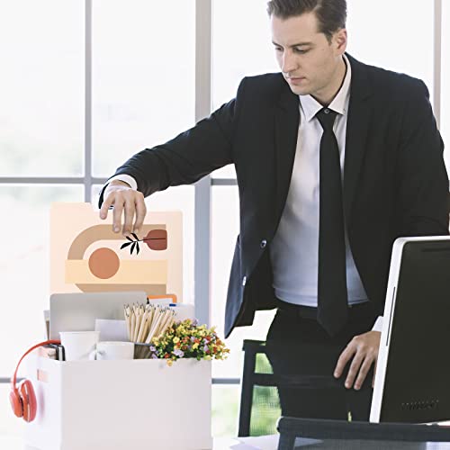 24 Pcs File Folder Set Decorative File Folders For Filing Cabinet Colored Letter Size With 1/3 Cut Tab Desk Office Supplies Cardstock Organizer 9.5 X 11.5 Inch (Boho Style) #TOP6