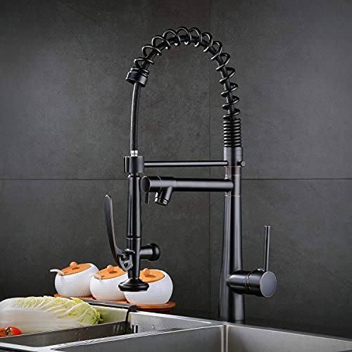Robinet de cuisine extractible Kelelif pour nettoyer facilement les grands plats