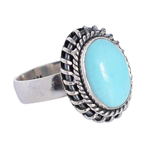 Bague de fiançailles turquoise Arizona en argent 925 taille 56-68