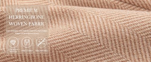 Women's jacket slim fit jacquard patchwork elegant commuting thickened woolen jacket for women4