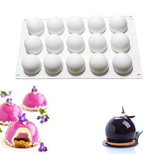 OCPO Kitchen Truffle Silicone Mold for Baking Mousse Cake French Dessert Pastry Chocolate Pudding...