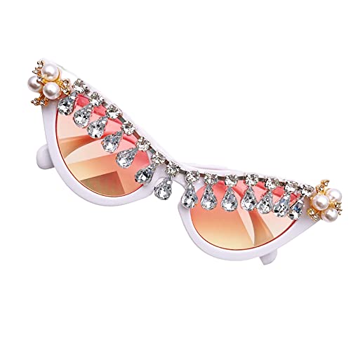 ラインストーングラス 音楽祭用 女の子用 アウトドア ダンス小道具 旅行 バケーション ドレスアップ