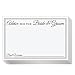 Jot & Mark Wedding Advice Cards for the Bride & Groom, Black & White, 4x6 Inches, Guest Book Replacement, Pack of 50 Cards