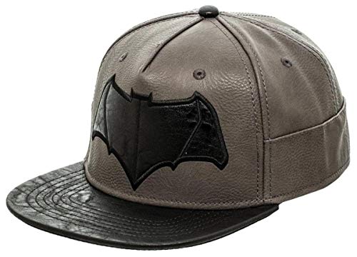 Batman vs. Superman- Black Bat Logo Snapback Hat Size ONE SIZE