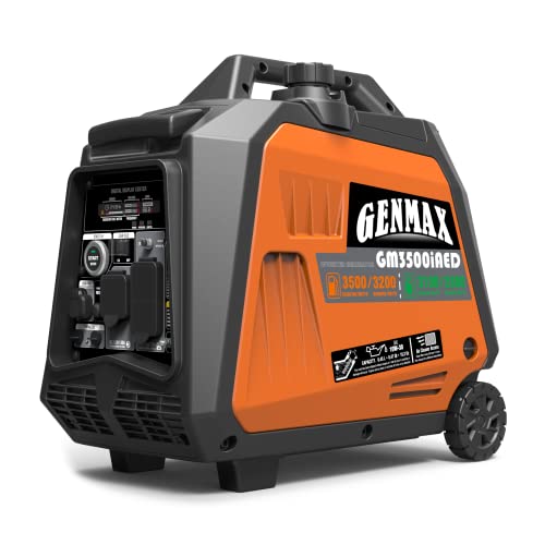 GENMAX Portable Inverter Generator, 3500W Super Quiet Gas or Propane Powered Engine with Parallel Capability, Remote/Electric Start, Ideal for Camping Travel Outdoor.EPA Compliant (GM3500iAED) - Image 3