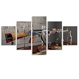 Artistic Photographic Poster of The 7.62mm Kalashnikov Assault Rifle 40Wx22H Unframe-style