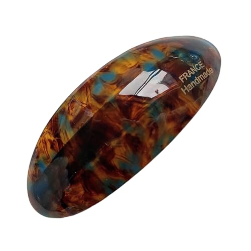 Pinza para el pelo para niñas | Accesorio elegante con motivo floral | Barra para el pelo de acetato francés – para escuela, citas, viajes, disfraces, novias, niñas, adolescentes, señoras, hermanas