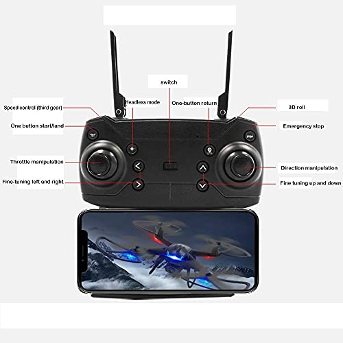 Avión no tripulado con cámara HD y control de altitud para grabaciones estables 3