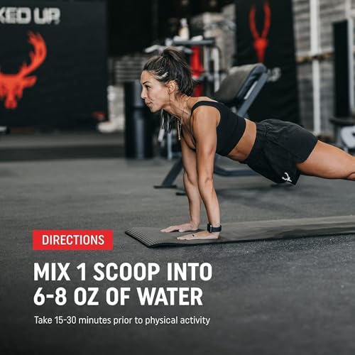 Image of Bucked Up Pre Workout South Beach | 200mg Caffeine with Citrulline Malate Beta Alanine AlphaSize and Taurine | Pre Workout Powder (30 Servings)