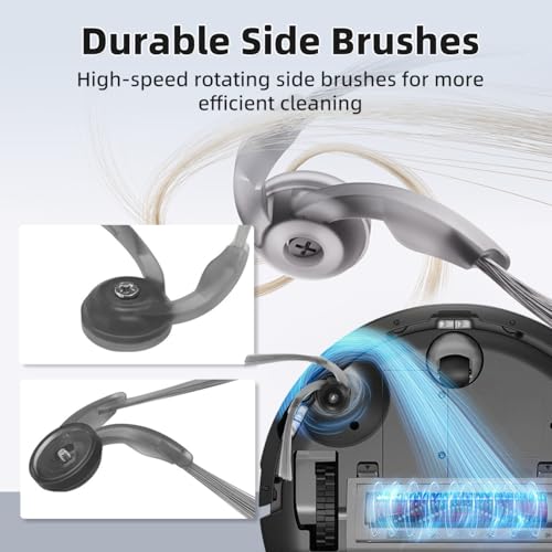 Image of Q7 M5 Accessories Kit Replacement Compatible with Roborock Q7 M5+ /Q7 L5 /Q7 L5+ Robot Vacuum, 2 Main Brush, 4 Mop Clothes, 6 Side Brushes, 4 Filters, 1 Cleaning Tool